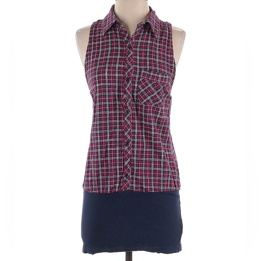 Free People Plaid Dress